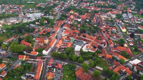 The old town of the city Konigslutter  Stock Footage 281497068