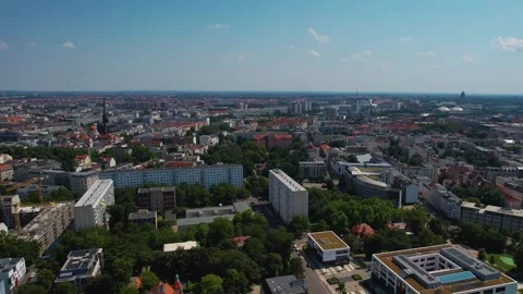 The old town of the city Leipzig Stock Footage 281493080