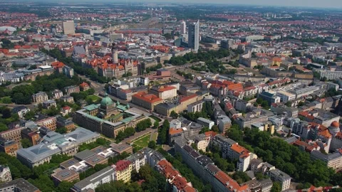 The old town of the city Leipzig Video stock 281493138