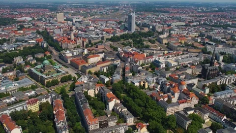 The old town of the city Leipzig Stock Footage 281493166