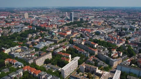 The old town of the city Leipzig Stock Footage 281493210
