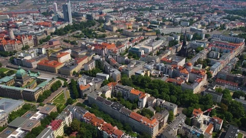 The old town of the city Leipzig Stock Footage 281493262