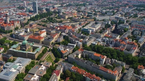 The old town of the city Leipzig Stock Footage 281493390