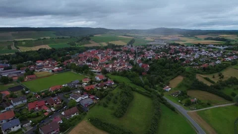  the old town of the city Markt Einersheim Stock Footage 278682748