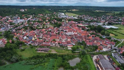 The old town of the city Scheinfeld Stock Footage 278752948