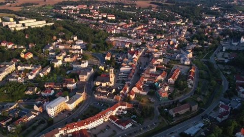  the old town of the city Werdau Stock Footage 281124455