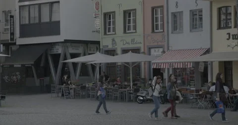 Old Town - Cologne, Germany (Köln) - 4K Video stock 68505888