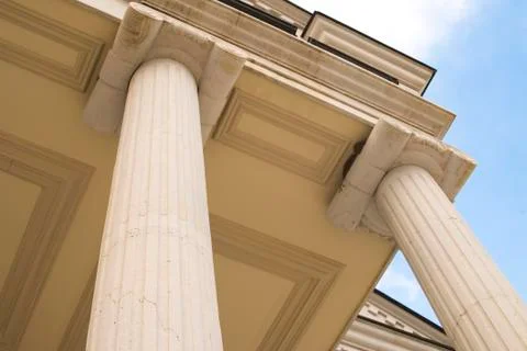 Old Town Column Stockfoto's