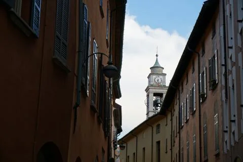 The old town of Como Stock Photos