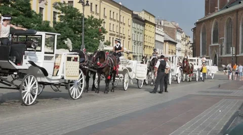 Old Town Cracow Stock Footage 40053056