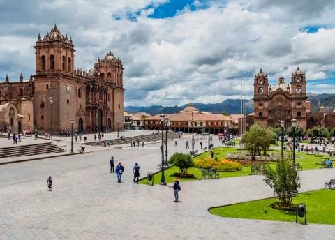Old Town in Cusco, Peru Stock Photos