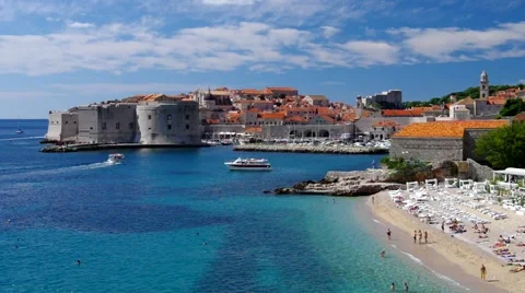 The old town Dubrovnik Stock Footage 48720892