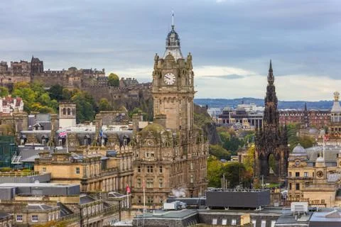 Old town Edinburgh Stock Photos