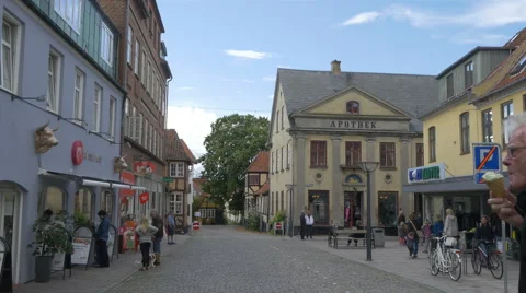 Old town - Faaborg Denmark Stock Footage 55255472