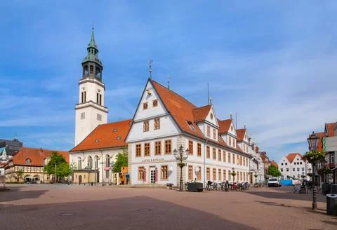 Old Town Hall in Celle, Germany Stock Photos
