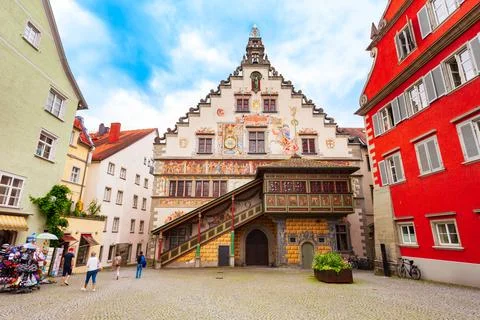 Old Town Hall, Lindau in Bavaria Stock Photos