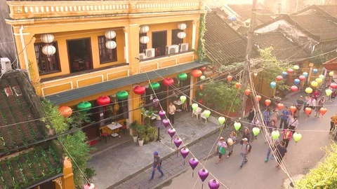 Old Town Hoi An Stock Footage 84124565