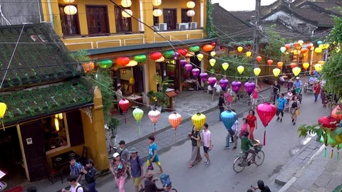 Old Town Hoi An Stock Footage 84124728