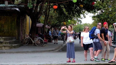 Old Town Hoi An Stock Footage 84125003