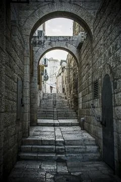 Old Town of Jerusalem Stock Photos