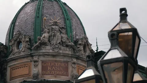 The old town of Lviv Stock Footage 131596860