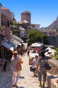 Old Town in Mostar Stock Photos