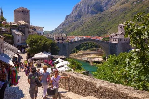 Old Town in Mostar Stock Photos