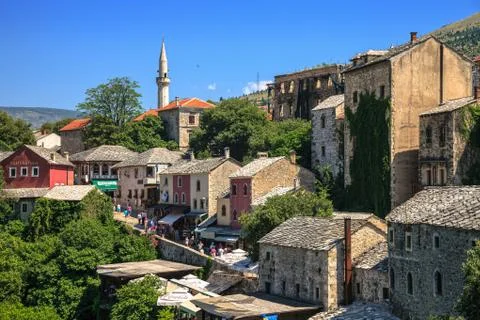 Old Town in Mostar Stock Photos