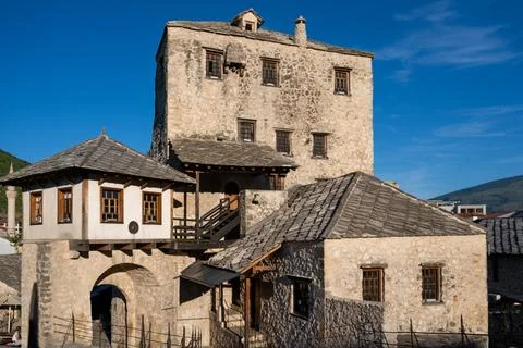 Old Town Of Mostar Stock Photos