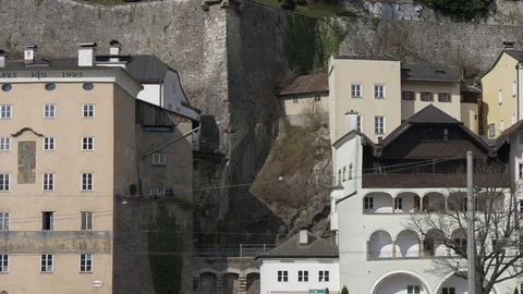 Old town on mountain Stock Footage 73960024