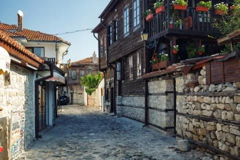 Old town of Nessebar Stock Photos