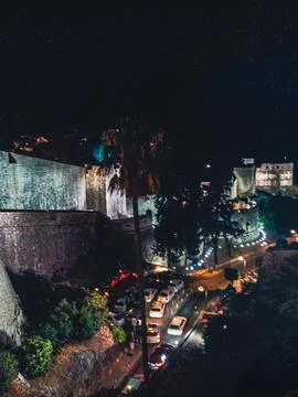 Old Town at Night Stock-Fotos