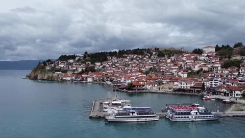 Old Town Ohrid Stock Footage 240109860