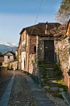 Old town orta Stock Photos