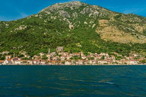 Old town of Perast Foto stock