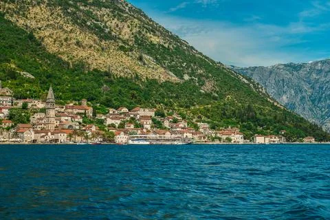 Old town of Perast Stock Photos