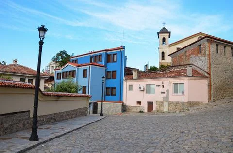 Old town of Plovdiv, Bulgaria Stock Photos