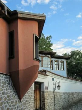 In the Old Town of Plovdiv. Stock Photos