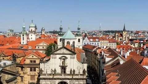 Old town of Prague Stock Photos