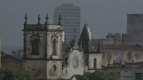 Old town - Recife Stock Footage 93893236