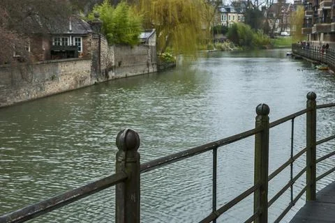 Old town riverside Stock Photos