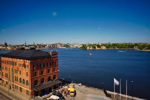 Old town from Sodermalm Stock Photos