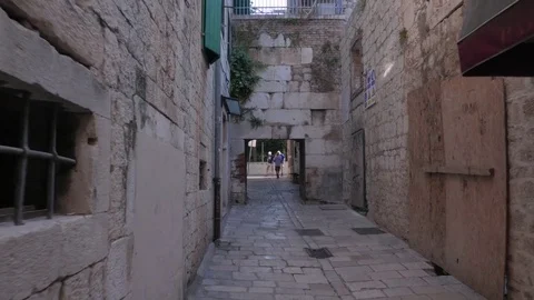 Old town Split, Croatia Stock Footage 83668504