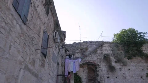 Old town Split, Croatia Stock Footage 83685714