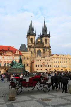 The old town square Stock Photos