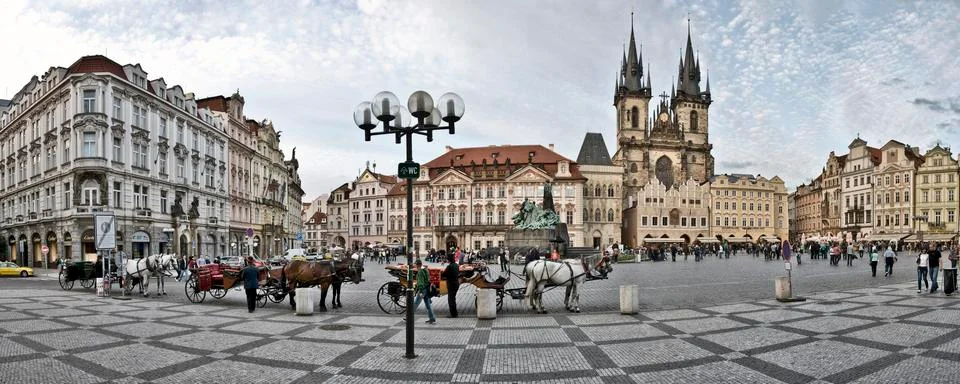 Old Town square Stock Photos