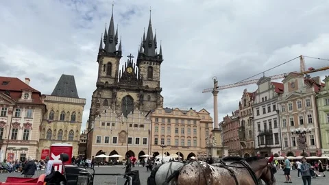 The Old Town Square in Prague Czech Republic Stock Footage 279081395