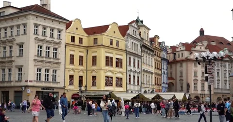 Old Town Square, Prague, Czech Republic Stock Footage 346909196