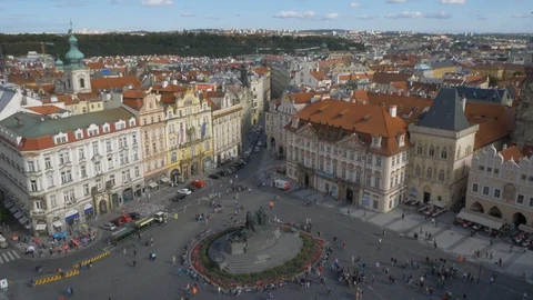 Old Town Square in Prague Stock Footage 117676633