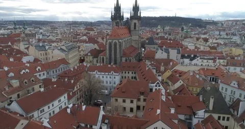 Old Town Square Prague Stock Footage 121009907